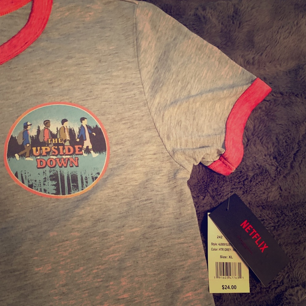 Stranger Things Vintage Baseball Tee